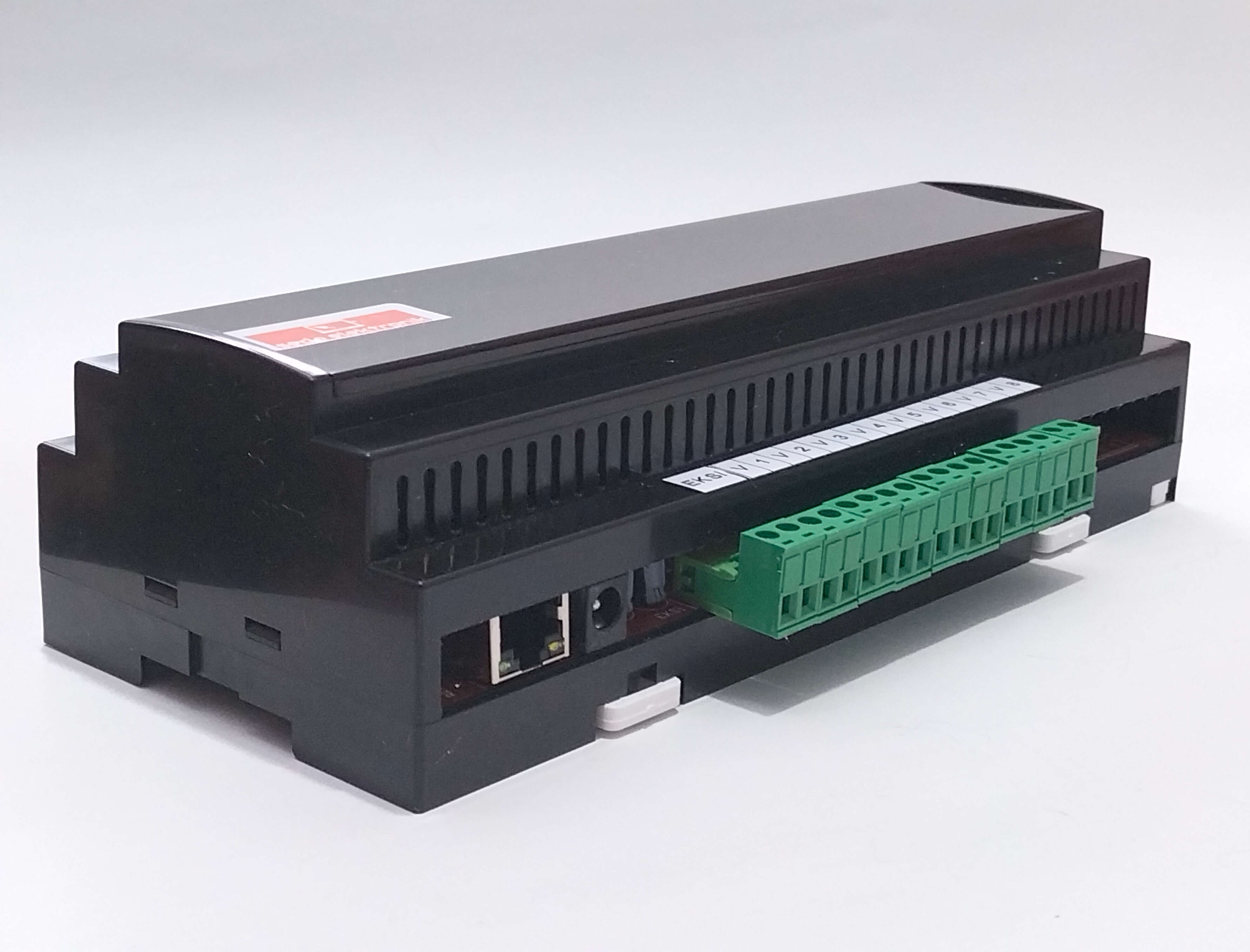 Network 8 Röle Kontrol 8 input Modülü - üst görünüm, PCB ve bileşenler