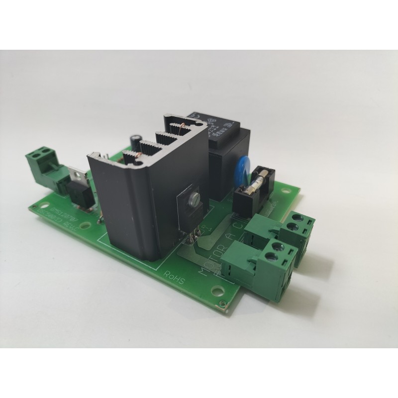 motor kontrol kartı - ön görünüm, PCB ve bileşenler