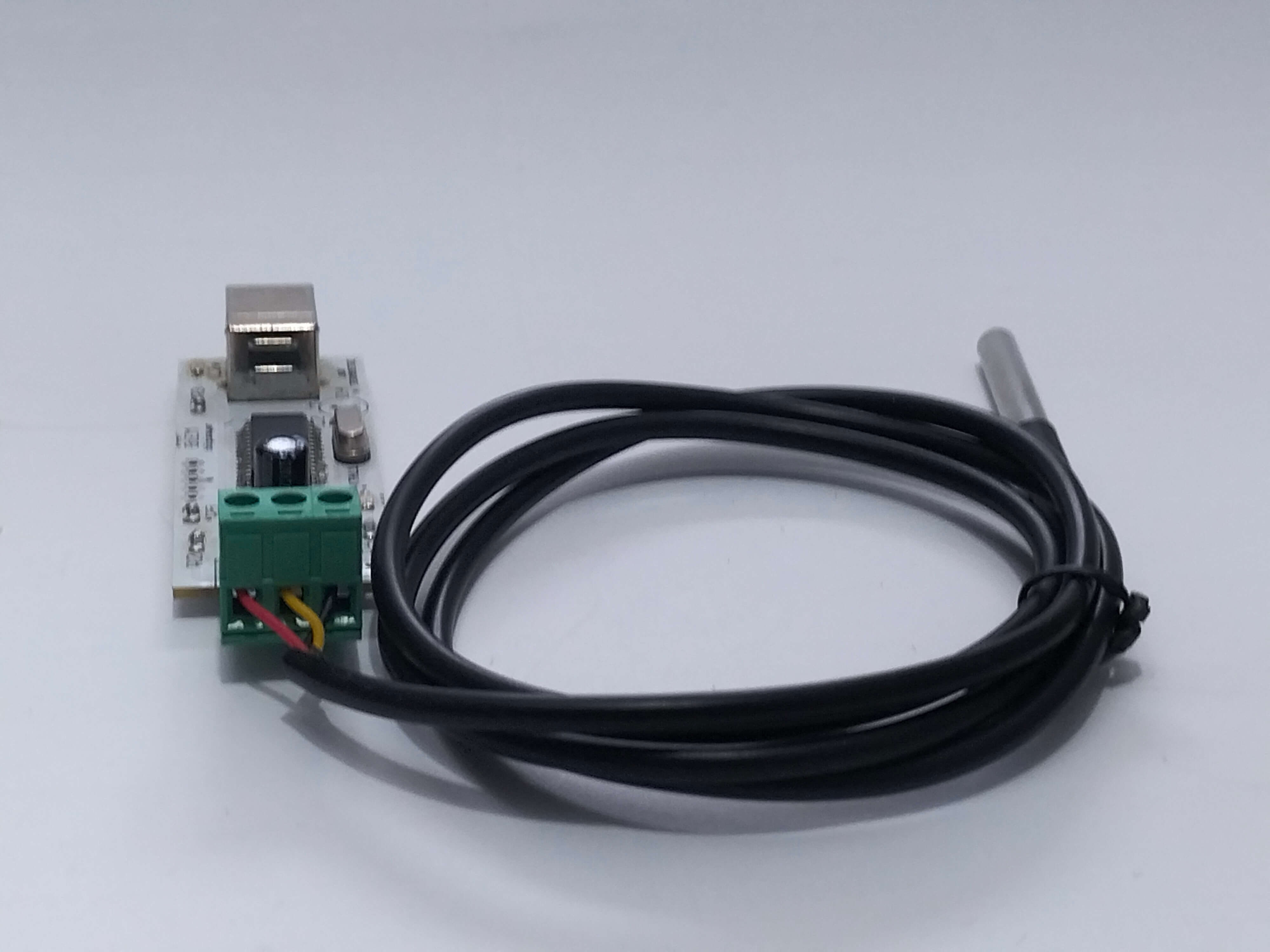 Usb ile ds18b20 sensörü - arka görünüm